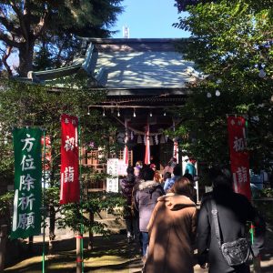 2018年初詣　中野・上高田氷川神社